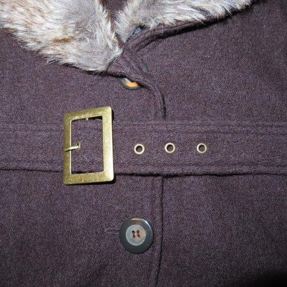 Willi Smith Brown Wool Sweater Jacket - Picture 4 of 5